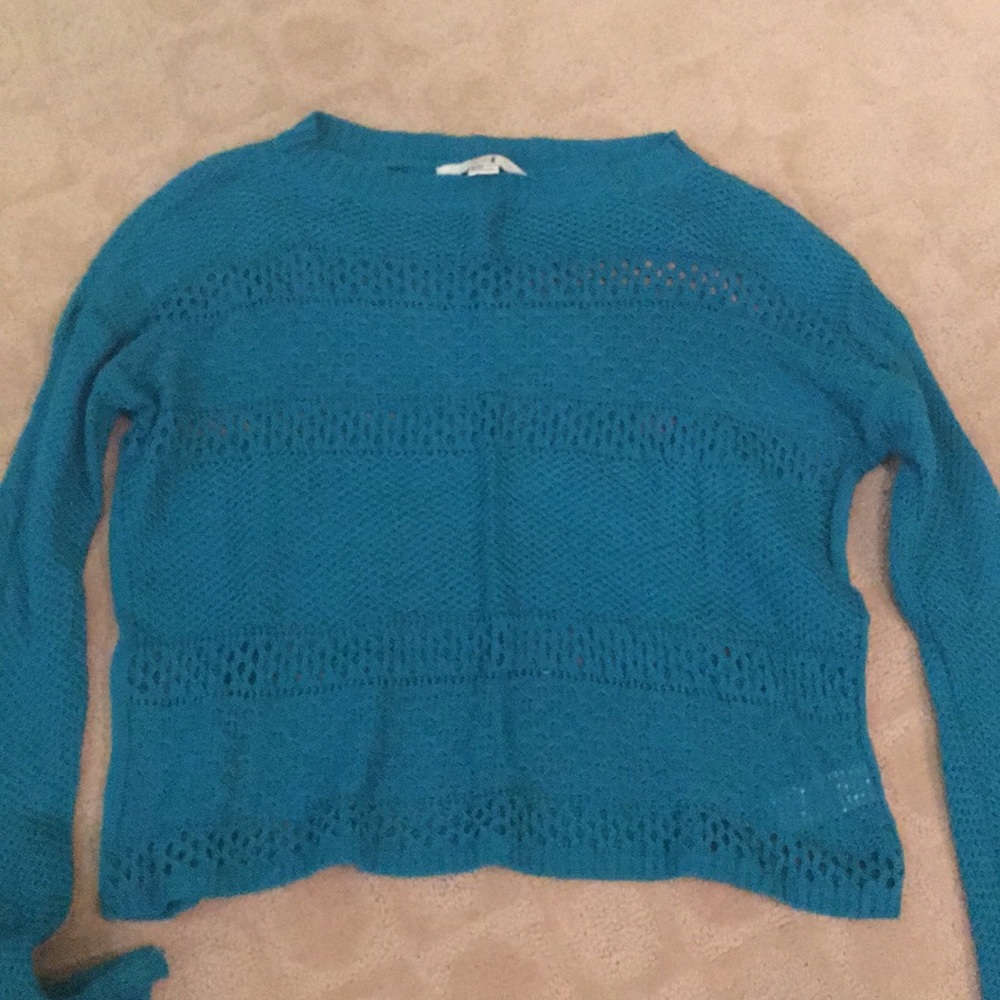 Turquoise sweater
